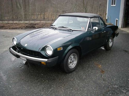 Product picture Fiat 124 Spider 1979-1982 Shop Manual Download 1980 1981